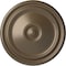 Ekena Millwork Reece Ceiling Medallion (Fits Canopies up to 2 3/8"), Hand-Painted Warm Silver, 12"OD x 1 3/4"P CM12REWSS - alternate 1